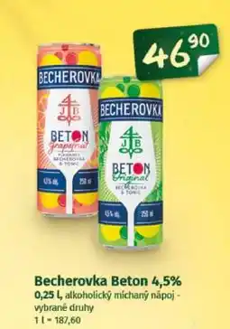Coop Becherovka Beton 4,5% nabídka