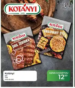 Tamda Foods Kotányi gril nabídka