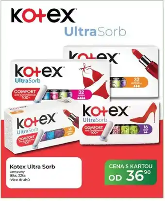 Tamda Foods Kotex Ultra Sorb tampony nabídka