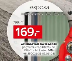 XXXLutz Zatemňovací závěs Lando nabídka