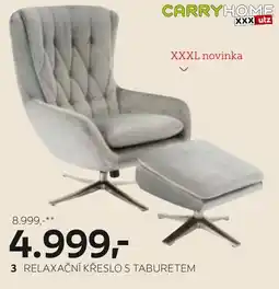 XXXLutz Relaxační křeslo s taburetem nabídka