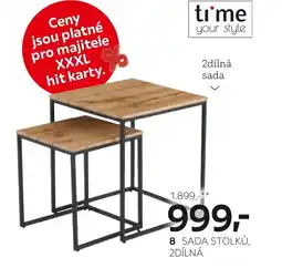 XXXLutz Sada stolků, 2dílná nabídka