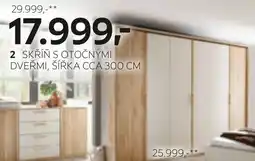 XXXLutz Skříň s otočnými dveřmi nabídka