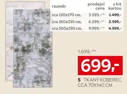 XXXLutz Tkaný koberec nabídka