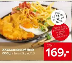 XXXLutz XXXLutz Selský řízek nabídka