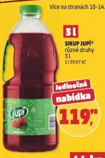 Penny Market Sirup jupí nabídka