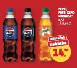 Penny Market PEPSI, PEPSI zero, MIRINDA nabídka