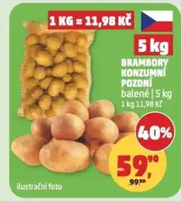 Penny Market Brambory konzumní pozdní nabídka