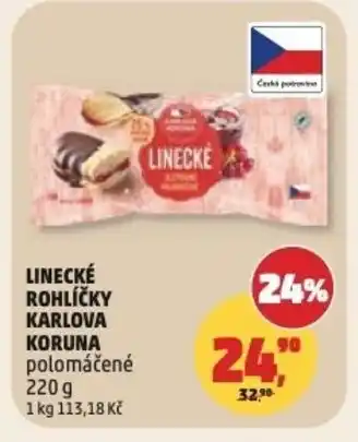 Penny Market Linecké rohlíčky Karlova Koruna nabídka