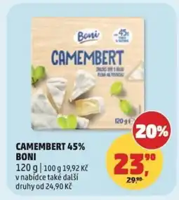 Penny Market Camembert 45% Boni nabídka