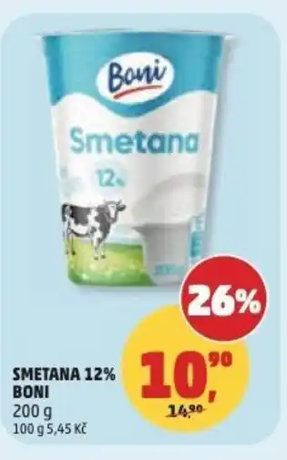 Penny Market Smetana 12% Boni nabídka