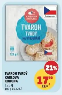 Penny Market Tvaroh tvrdý Karlova Koruna nabídka