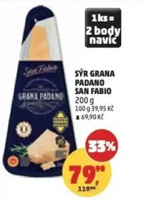 Penny Market Sýr grana padano San Fabio nabídka