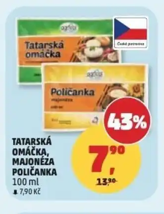 Penny Market Tatarská omáčka, majonéza poličanka nabídka