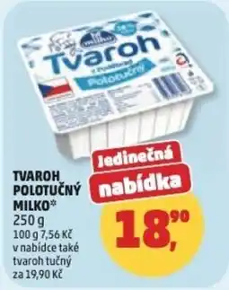 Penny Market Tvaroh Polotučny Milko nabídka