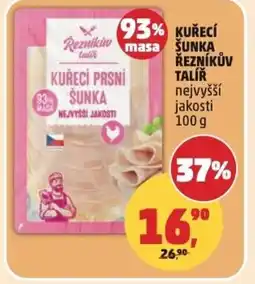 Penny Market Kuřecí šunka řezníkův talíř nabídka