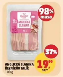 Penny Market Anglická slanina řezníkův talíř nabídka