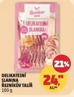 Penny Market Delikatesní slanina řezníkův talíř nabídka