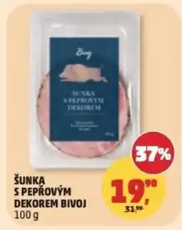 Penny Market Šunka s pepřovým dekorem bivoj nabídka