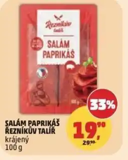 Penny Market Salám paprikáš řezníkův talíř krájený nabídka