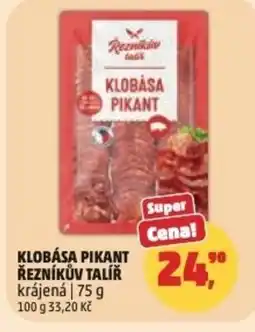 Penny Market Klobása pikant řezníkův talir nabídka