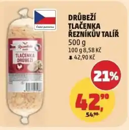 Penny Market Drůbeží tlačenka řezníkův talíř nabídka