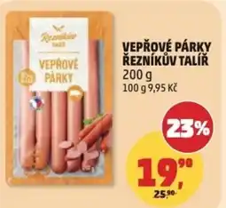 Penny Market Vepřové párky řezníkův talíř nabídka