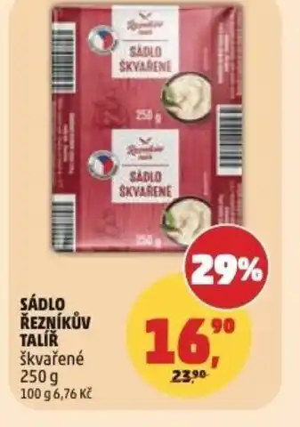 Penny Market Sádlo řezníkův talíř škvařené nabídka