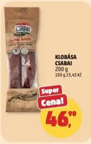 Penny Market Klobása csabai nabídka