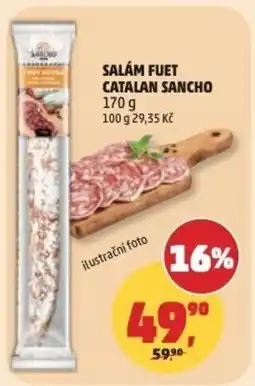 Penny Market Salam fuet catalan sancho nabídka