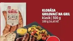 Penny Market Klobása grilovací na gril klasik nabídka