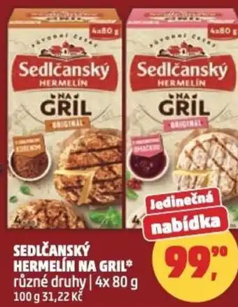 Penny Market Sedlčanský hermelín na gril nabídka