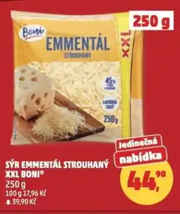 Penny Market Sýr emmentál strouhaný xxl boni nabídka