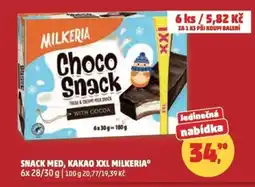 Penny Market Snack med, kakao xxl milkeria nabídka