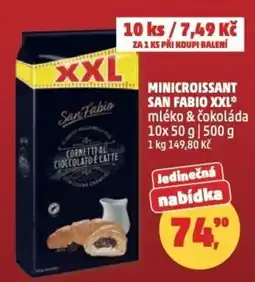 Penny Market Minicroissant San fabio xxl mléko & čokoláda nabídka