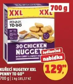 Penny Market Kuřecí nugetky xxl PENNY TO GO nabídka