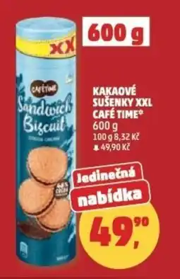 Penny Market Kakaové sušenky xxl café time nabídka