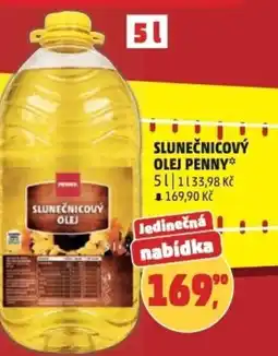 Penny Market Slunečnicový olej penny nabídka