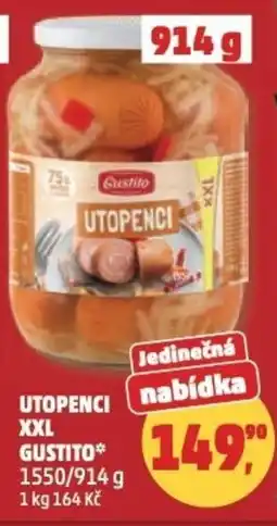 Penny Market Utopenci xxl gustito nabídka
