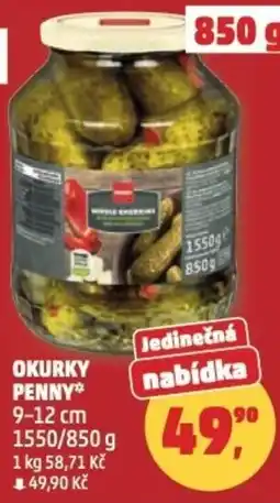Penny Market Okurky penny 9-12 cm nabídka