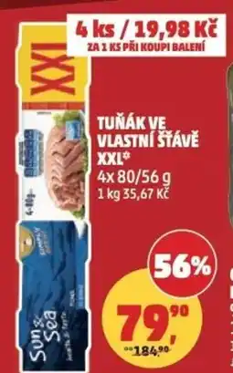 Penny Market Tuňák ve vlastní šťávě xxl nabídka