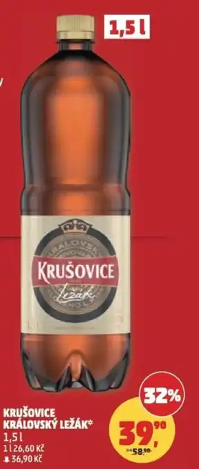 Penny Market Krušovice královský ležák nabídka