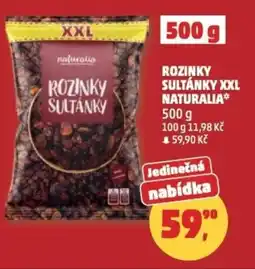 Penny Market Rozinky sultánky xxl naturalia nabídka