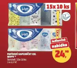 Penny Market Papírové kapesníčky xxl wippy nabídka