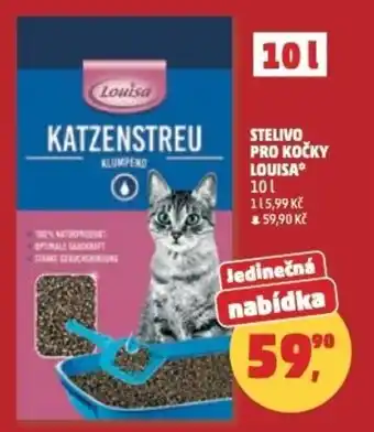 Penny Market Stelivo pro kočky louisa nabídka