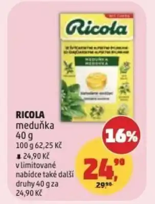 Penny Market Ricola meduňka nabídka