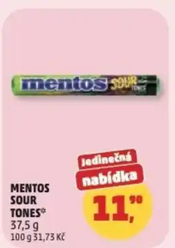 Penny Market Mentos sour tones nabídka
