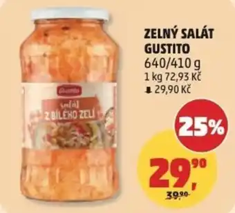Penny Market Zelný salát gustito nabídka