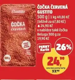 Penny Market Čočka červená gustito nabídka