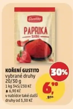 Penny Market Koření gustito nabídka